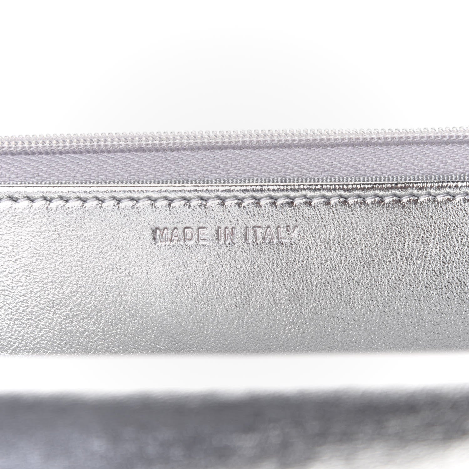 Chanel Gradient Metallic Calfskin Quilted Wallet On Chain WOC Silver Blue Yellow Purple 6 of 11