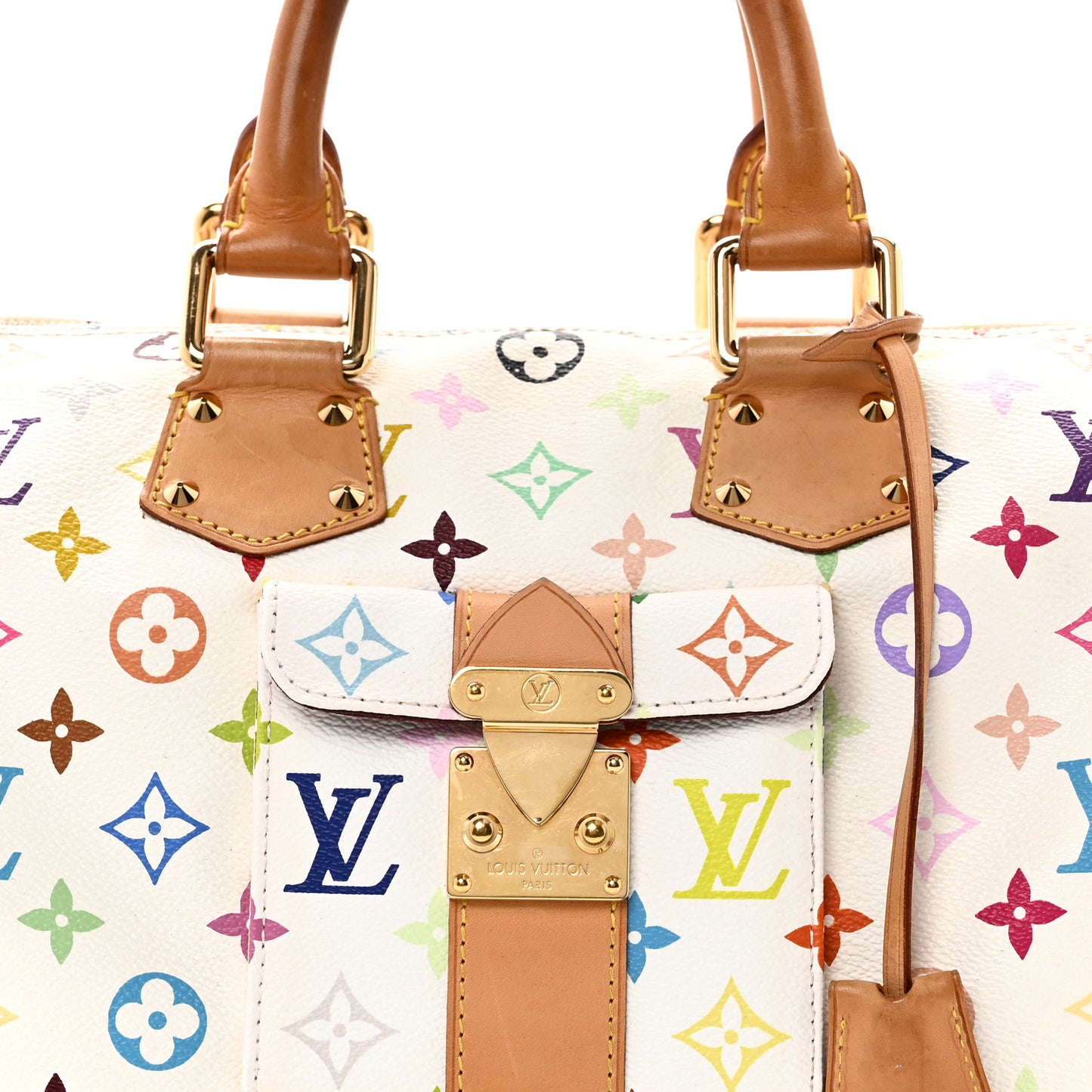 Monogram Multicolor Speedy 30 White