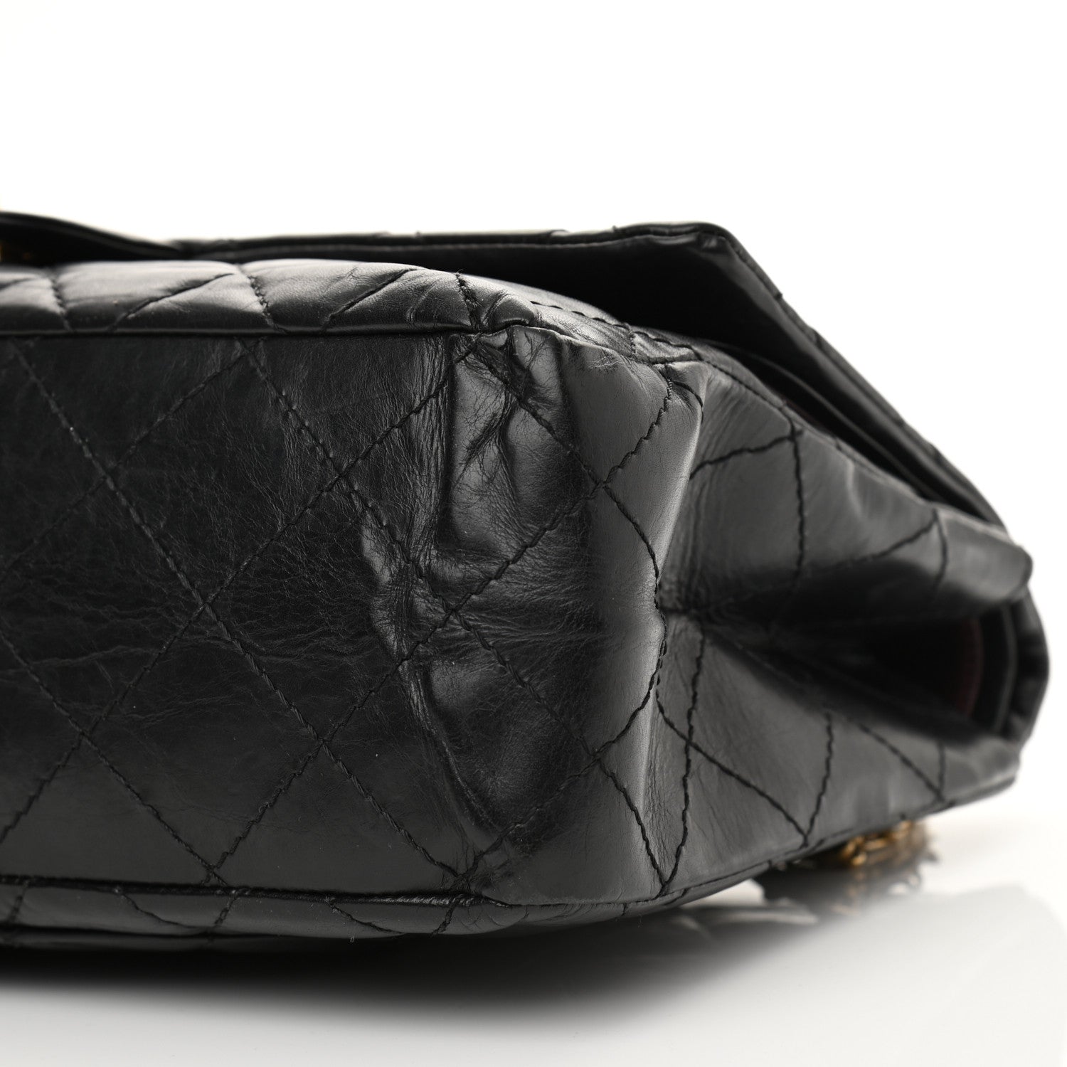 Chanel Aged Calfskin Quilted 2.55 Reissue 227 Flap Black 10 of 13
