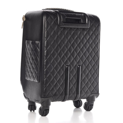 Chanel Calfskin Quilted Coco Case Trolley Black 3 of 15