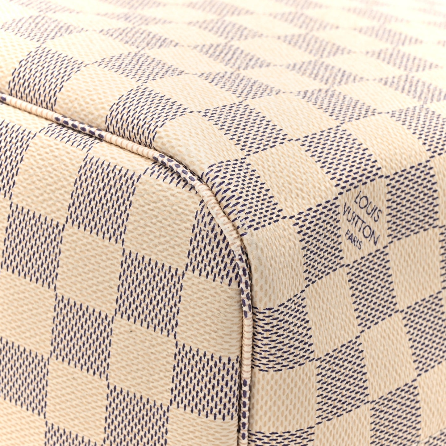 Damier Azur Neo Neverfull MM Rose Ballerine
