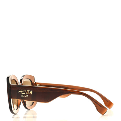 Fendi Acetate FF Sunglasses FF 0436/G/S Brown 3 of 7