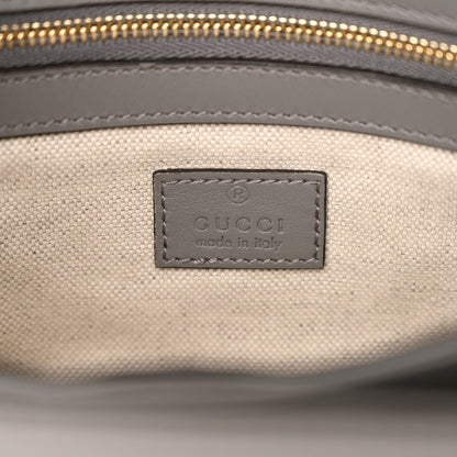 Gucci Calfskin GG Matelasse Small Flap Shoulder Bag Dusty Grey Natural 7 of 14