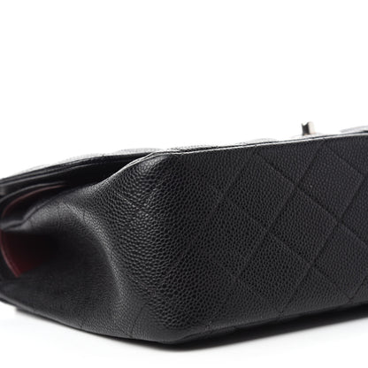Chanel Caviar Quilted Jumbo Double Flap Black 6 of 12
