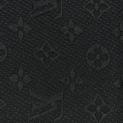 Louis Vuitton Wool Silk Logomania Scarf Black 3 of 4