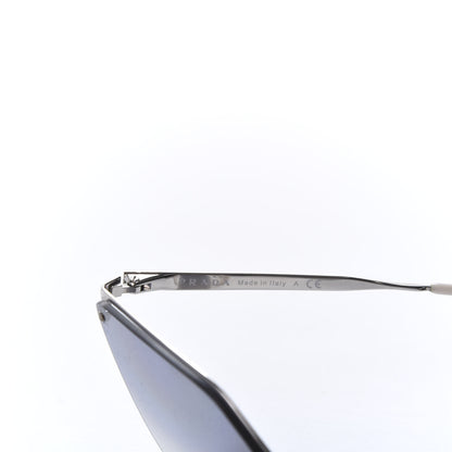 Prada Cat Eye Sunglasses SPR 68T Silver 6 of 8