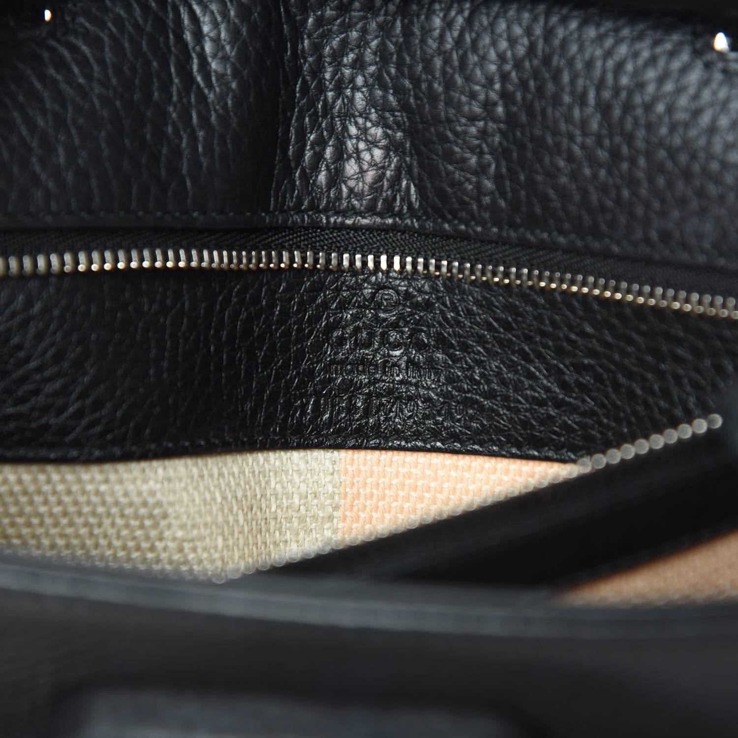 Gucci Cellarius Calfskin Small Bamboo Daily Top Handle Bag Black 6 of 16