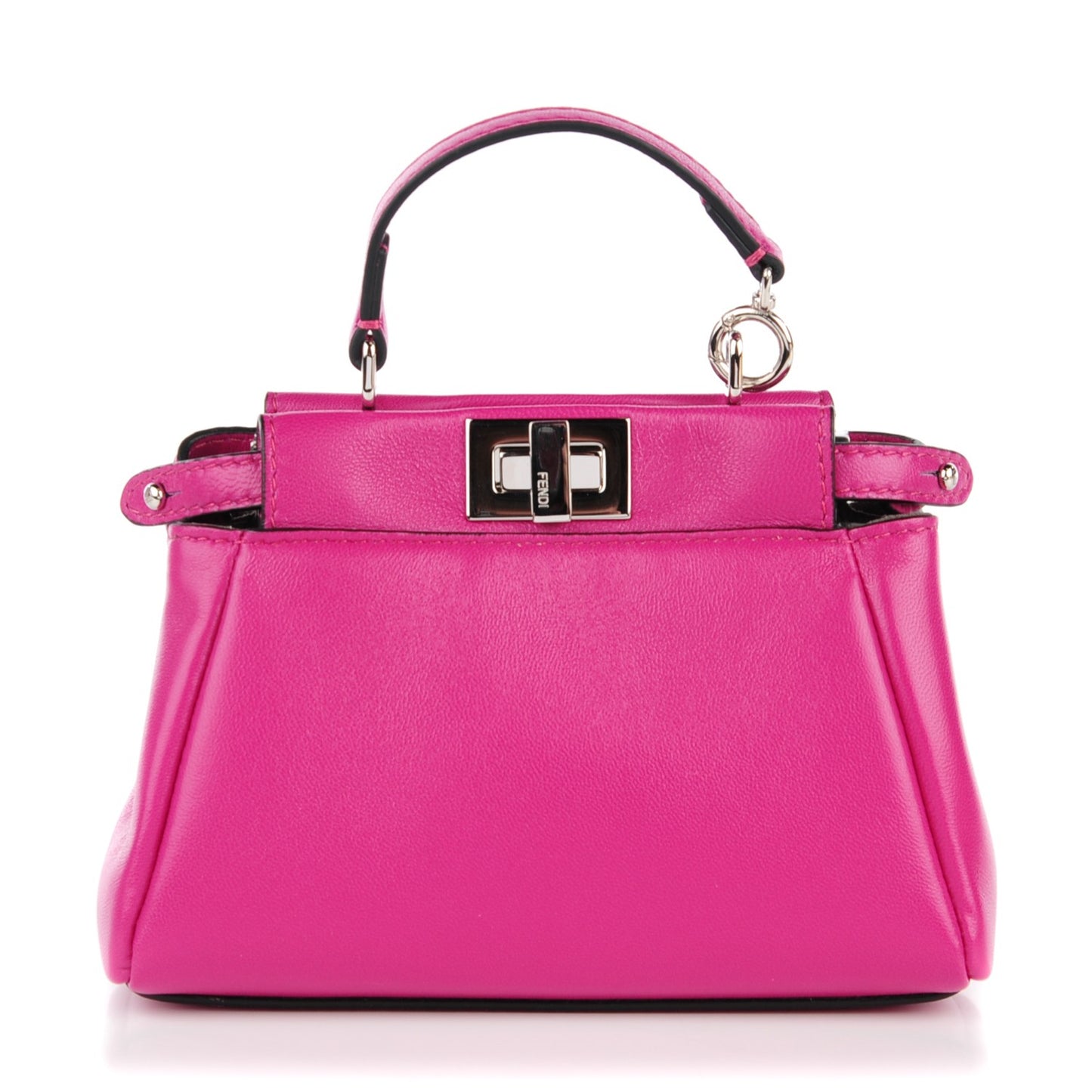 Nappa Micro Peekaboo Iconic Satchel Magenta