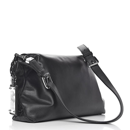 Dolce & Gabbana Calfskin Miss Sleek Shoulder Bag Black 3 of 9