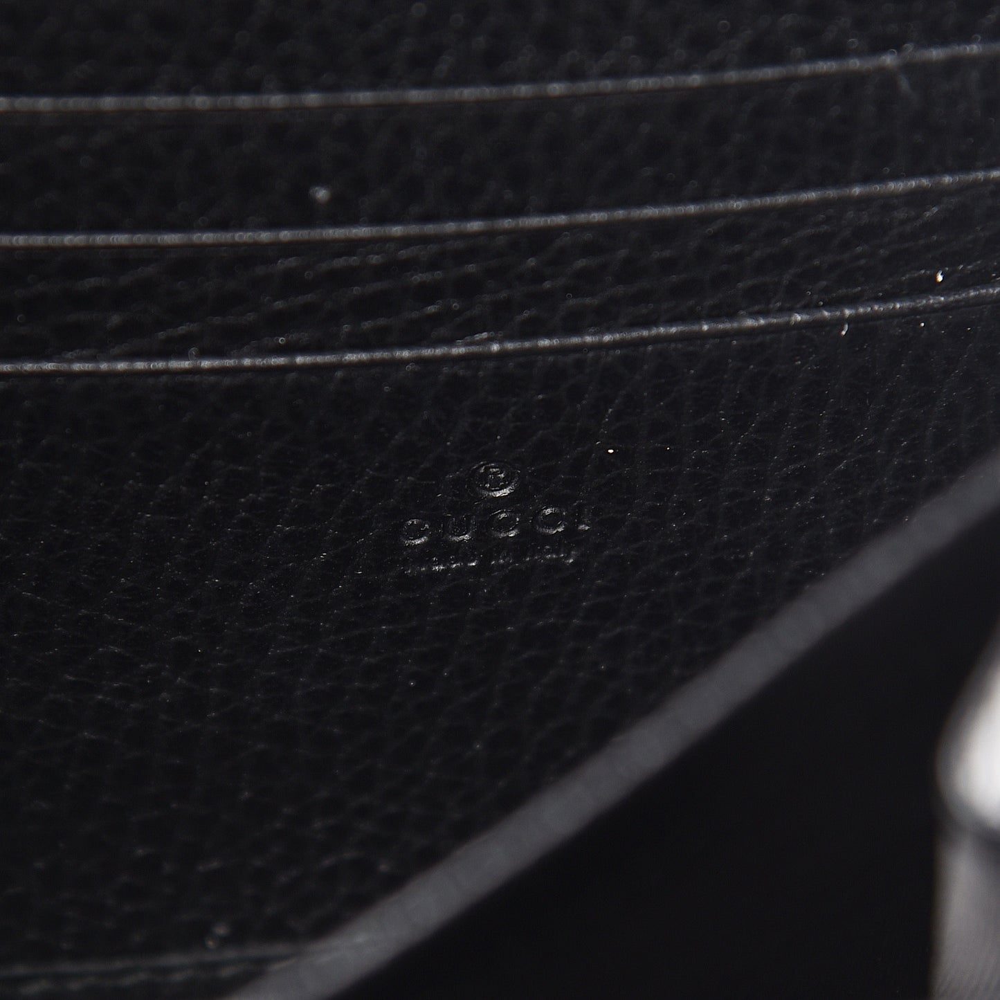 Calfskin Mini Dionysus Chain Wallet Black