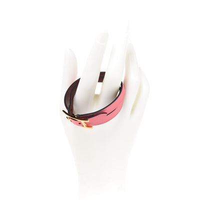 Hermes Swift Behapi Double Tour Bracelet T2 Rouge H Rose Ete 2 of 7