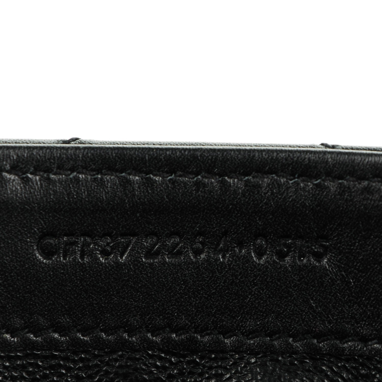 Saint Laurent Calfskin Matelasse Chevron Monogram Flap Wallet Black 8 of 8