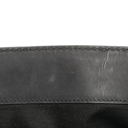 Balenciaga Rubber Calfskin Canvas Navy Tote Black 10 of 10
