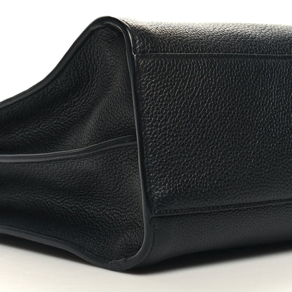 Saint Laurent Grained Calfskin Large Thin Sac De Jour Black 9 of 10