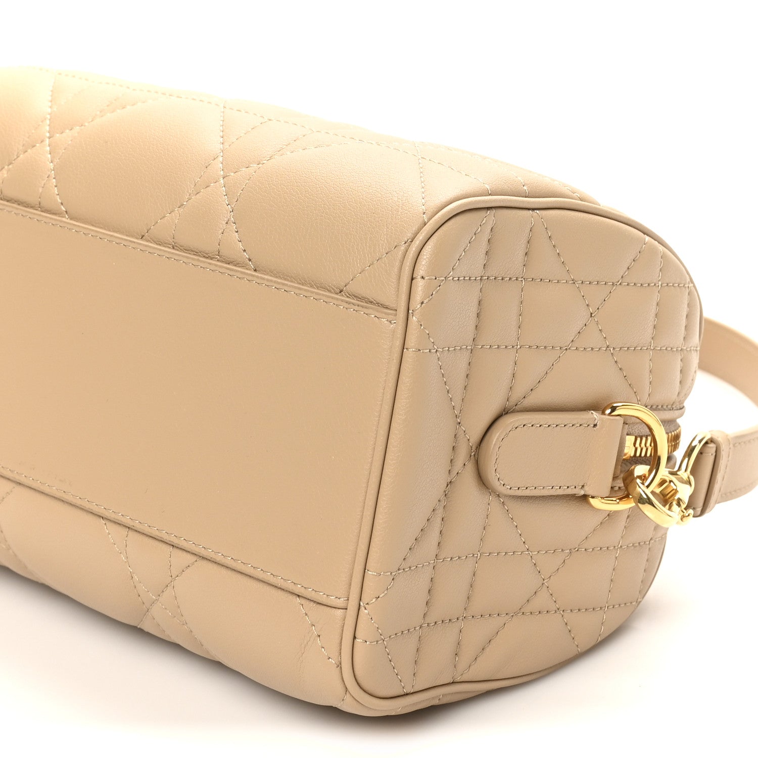 Christian Dior Calfskin Macrocannage Groove 20 Bag Biscuit 1797298