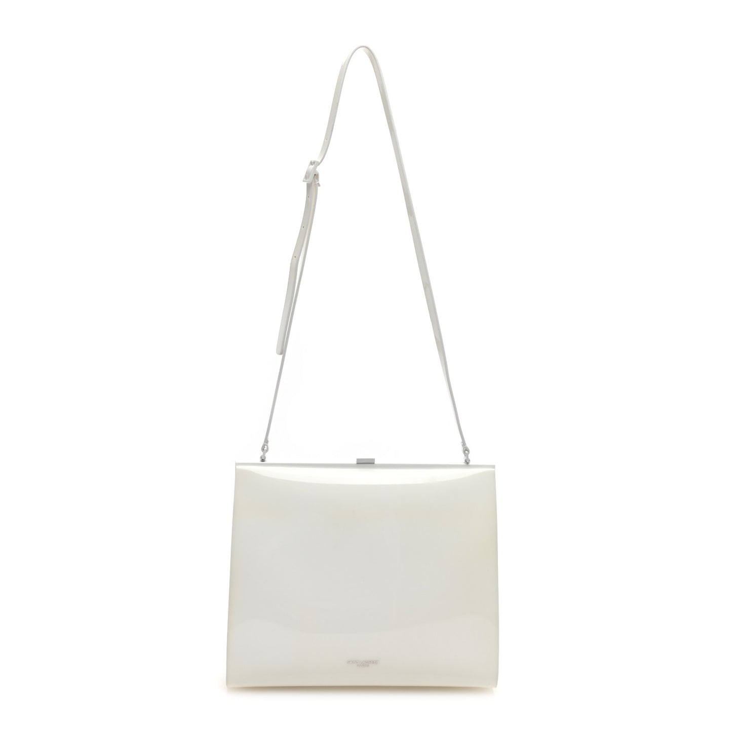 Vinyl Le-Anne Marie Shoulder Bag White Powder
