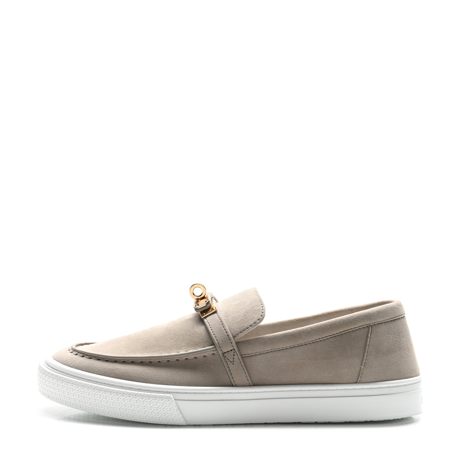 Suede Goatskin Game Slip On Sneakers 38 Beige Esquisse