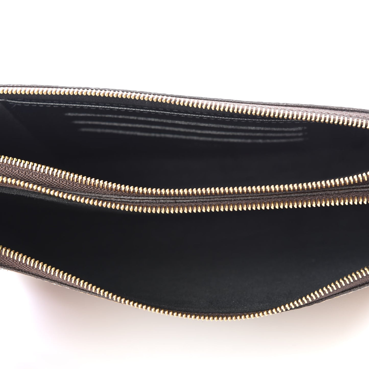 Reverse Monogram Giant Double Zip Pochette