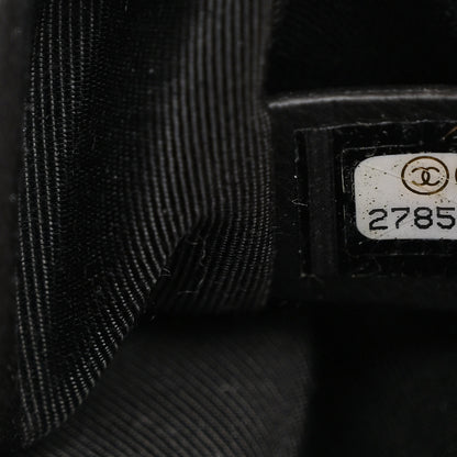Chanel Caviar Chevron Quilted Small Boy Flap Black 7 of 10