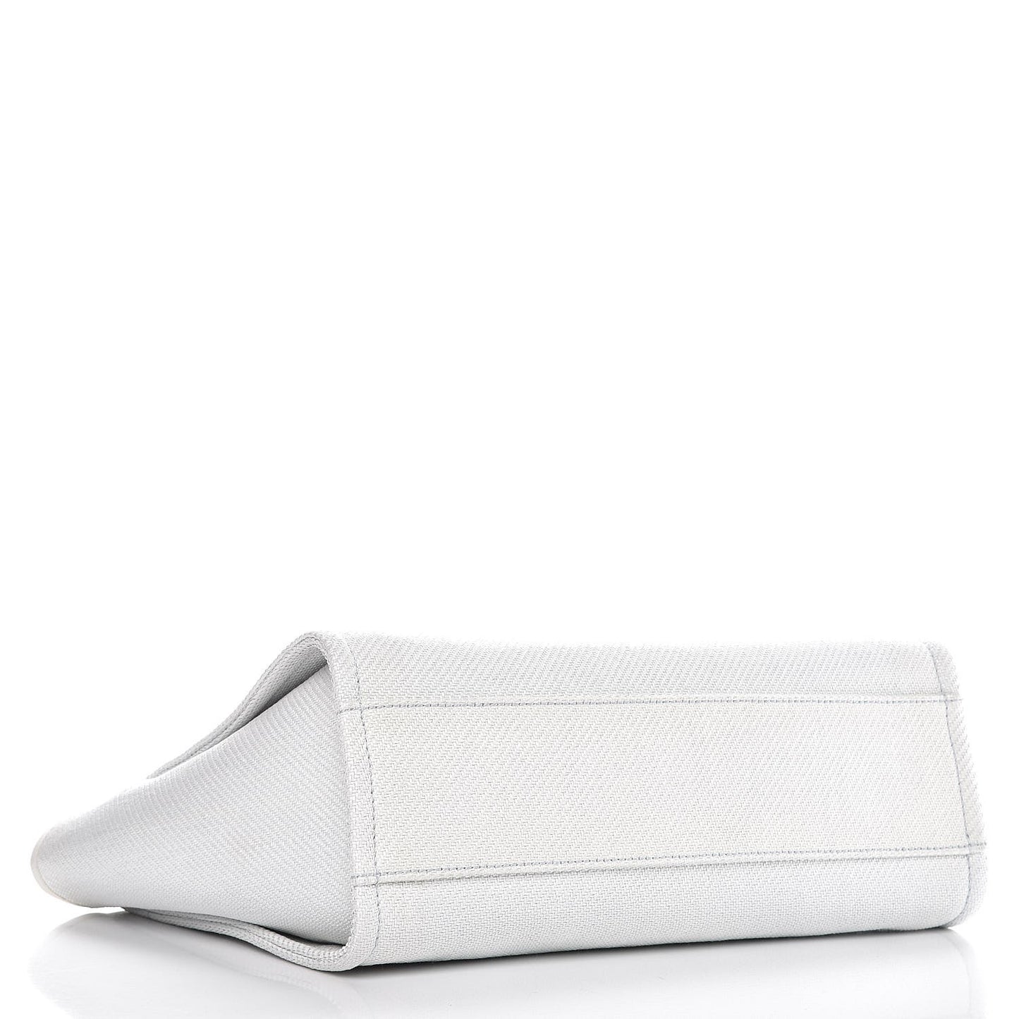 Woven Straw Raffia Small Deauville Tote White