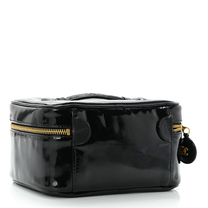Chanel Patent Vanity Cosmetic Case Black 3 of 15