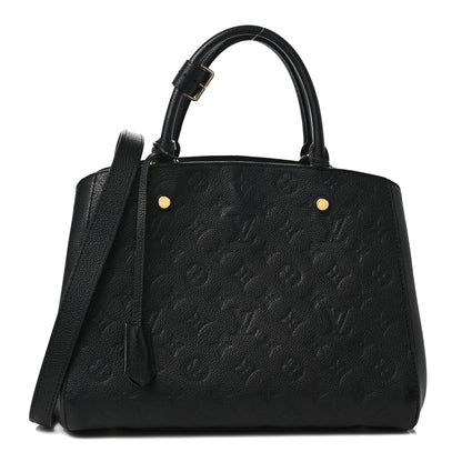 Louis Vuitton Empreinte Montaigne MM Black 1 of 11