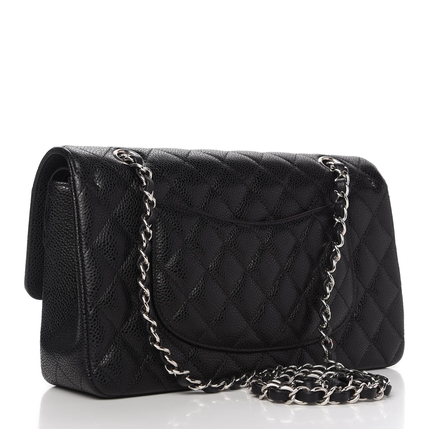Chanel Caviar Quilted Medium Double Flap Black 3 of 11