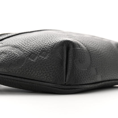 Gucci Piuma Calfskin Jumbo GG Embossed Small Belt Bag Black 9 of 11