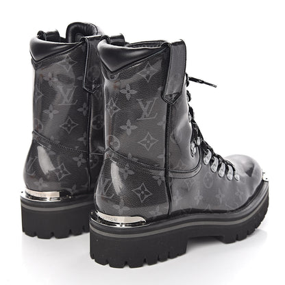 Louis Vuitton Monogram Eclipse Glaze Mens Outland Ankle Boots 8 4 of 8