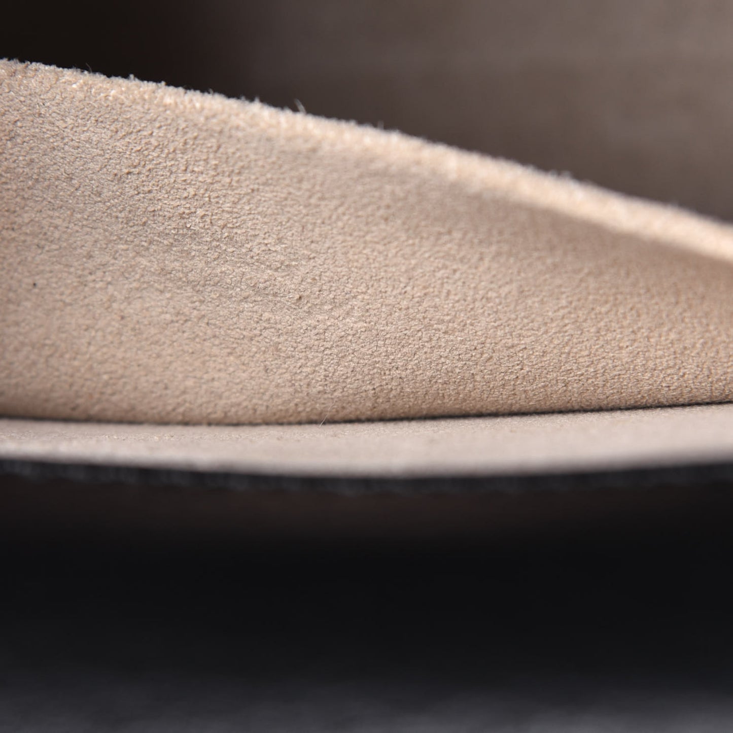 Calfskin Suede Small Nile Bracelet Bag Black