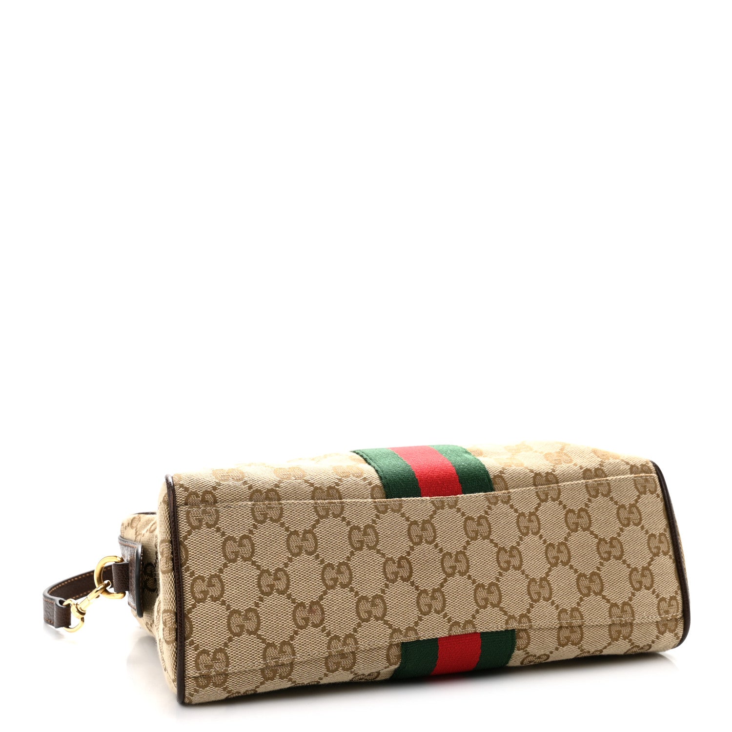 Gucci GG Monogram Web Medium Borsetto Boston Sand Brown 4 of 11
