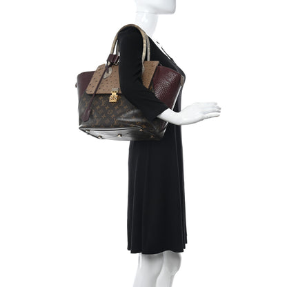 Louis Vuitton Monogram Ostrich Lizard Majestueux PM Bordeaux 2 of 10