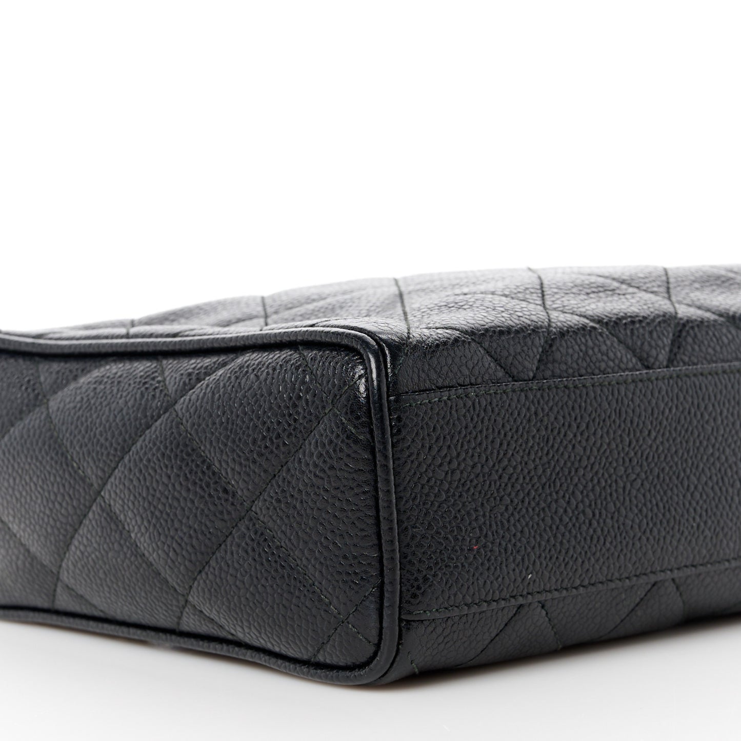 Caviar Quilted Camera Case Black