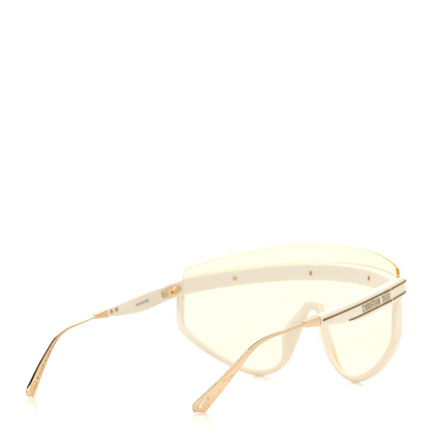 Acetate Mask DiorClub M2U Sunglasses Translucent Ivory