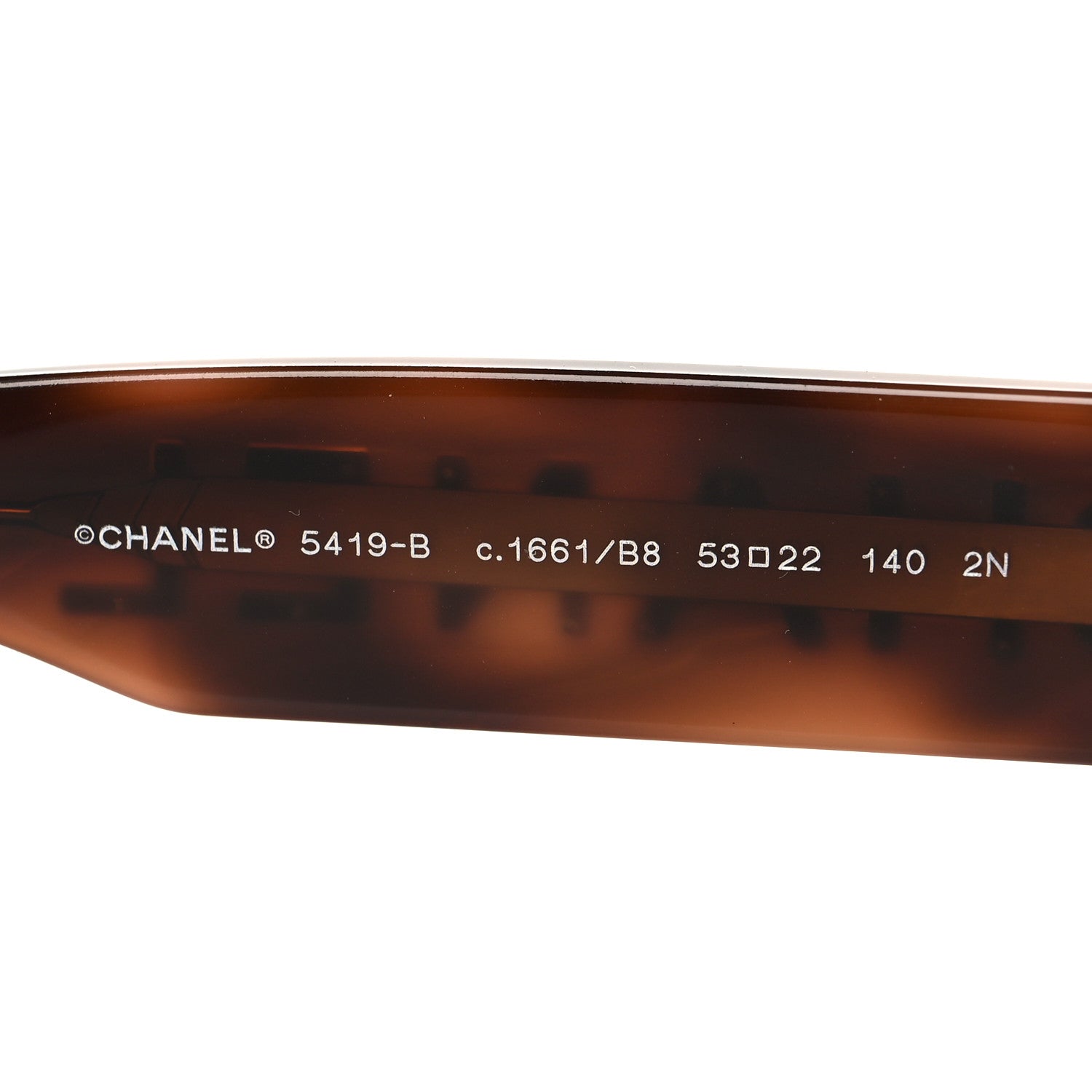 Chanel Resin Crystal Polarized Sunglasses 5419-B Tortoise 5 of 7