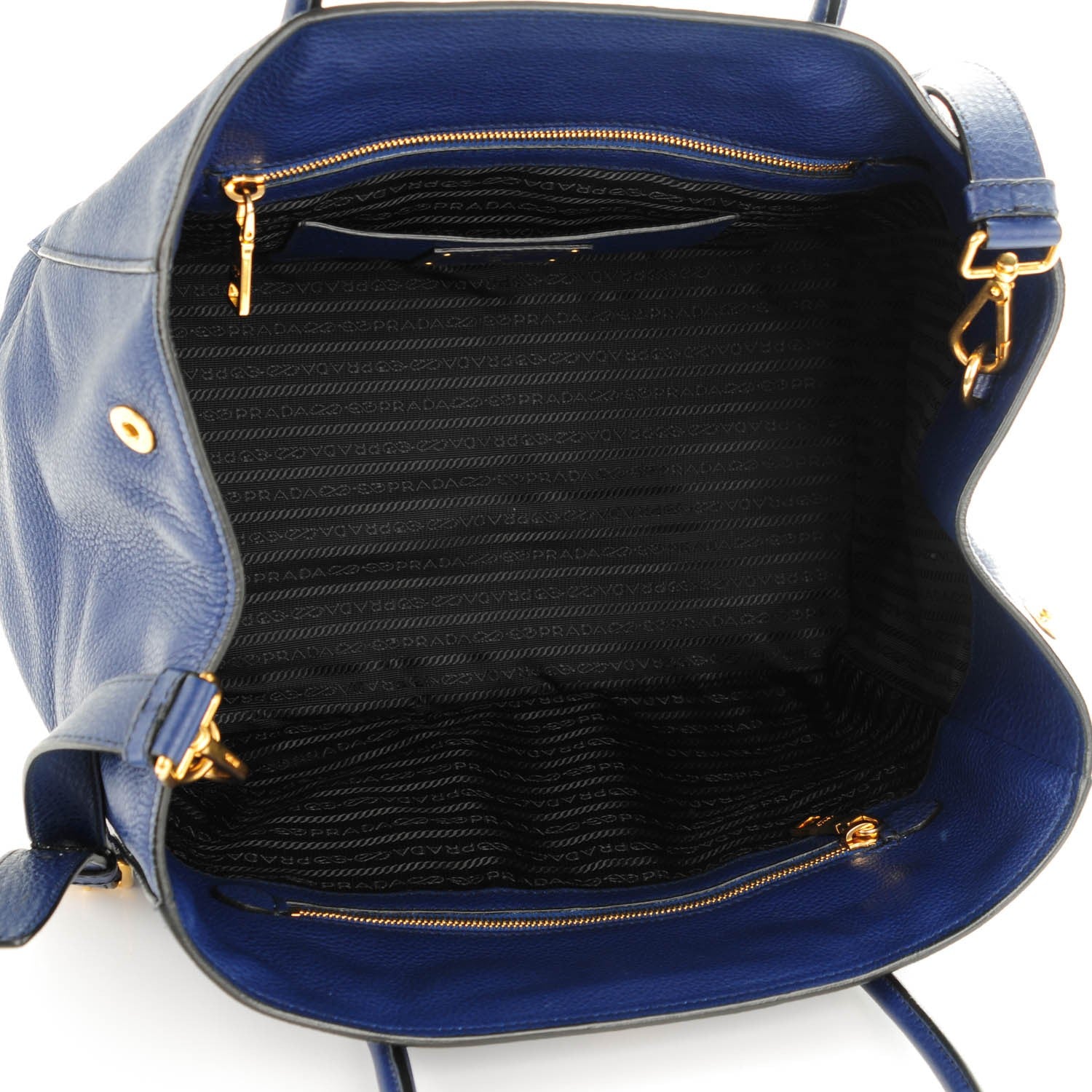 Prada Vitello Daino Tote Inchiostro 5 of 8