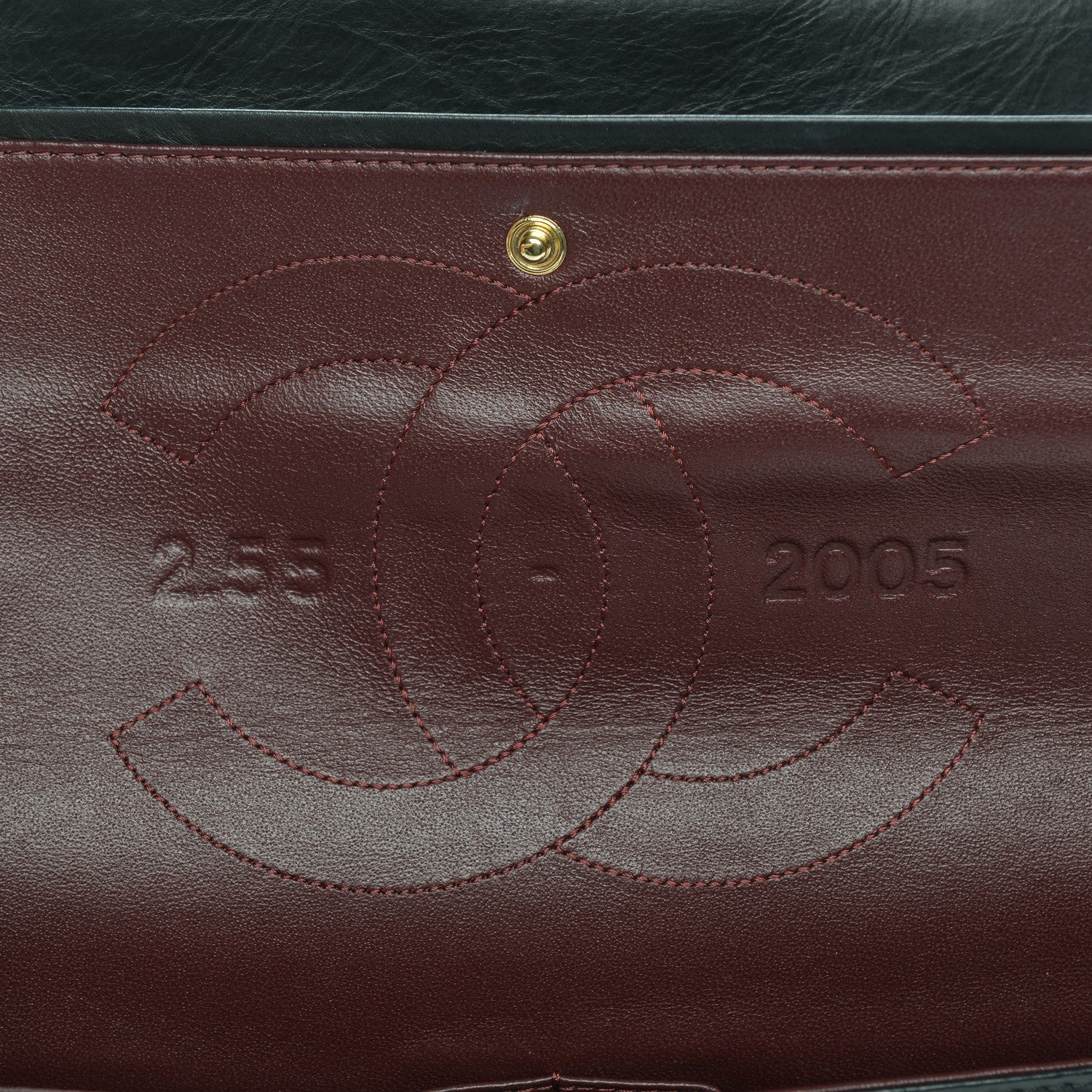 Chanel Aged Calfskin Quilted 50th Anniversary 2.55 Reissue 227 Flap Black 8 of 8