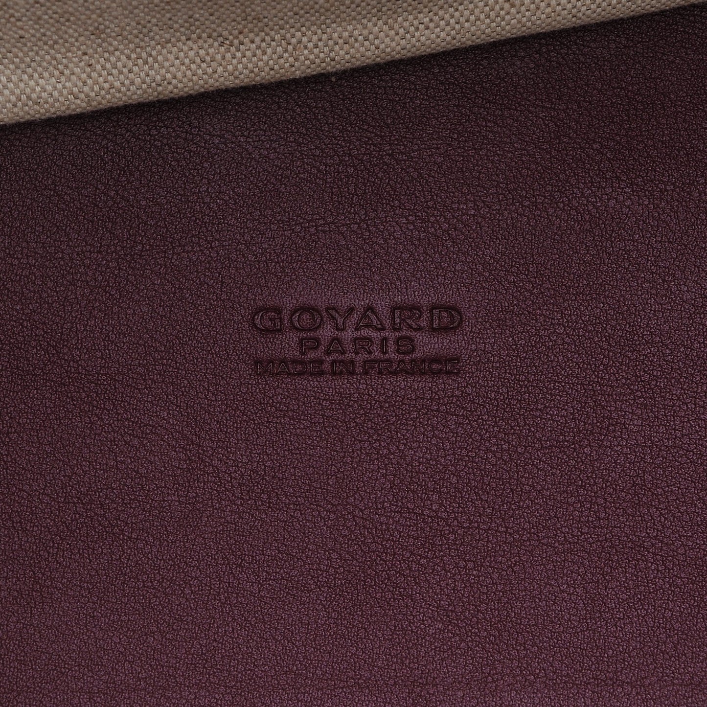 Goyardine Marquises Tote Burgundy