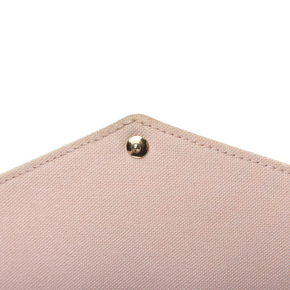 Louis Vuitton Damier Azur Pochette Felicie Chain Wallet Rose Ballerine 10 of 15