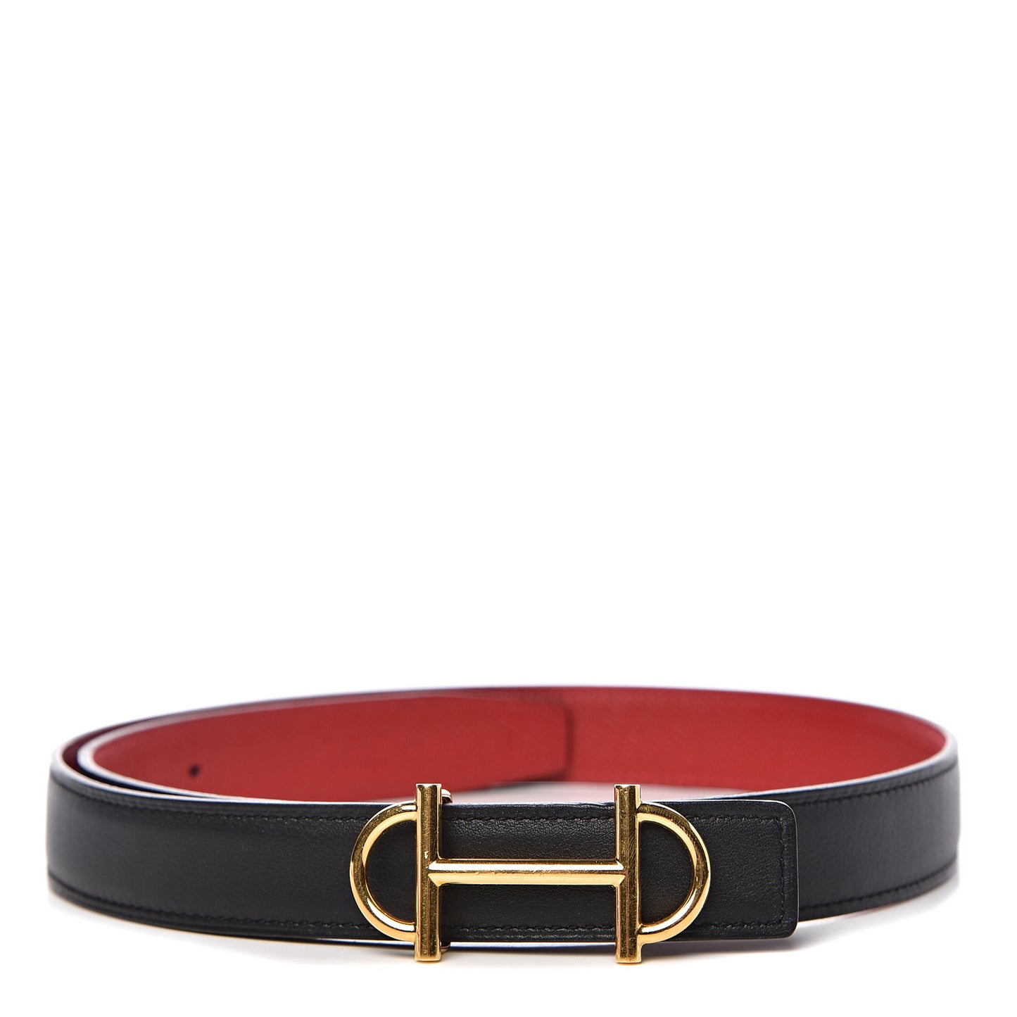 Swift Epsom 24mm Gamma Belt 75 Black Rouge Casaque