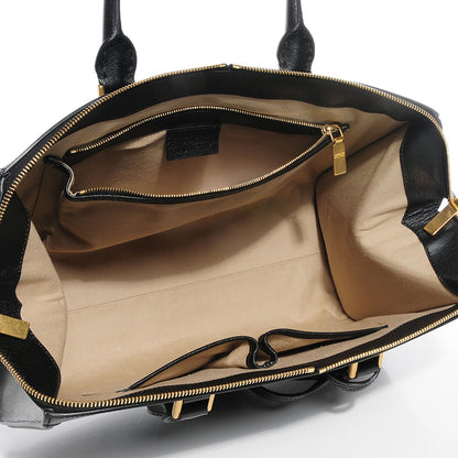 Alexander McQueen Grained Calfskin Medium Heroine Black 5 of 9