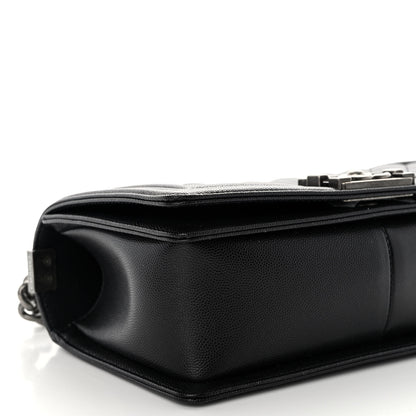 Chanel Caviar Quilted Medium Boy Flap Black 8 of 9