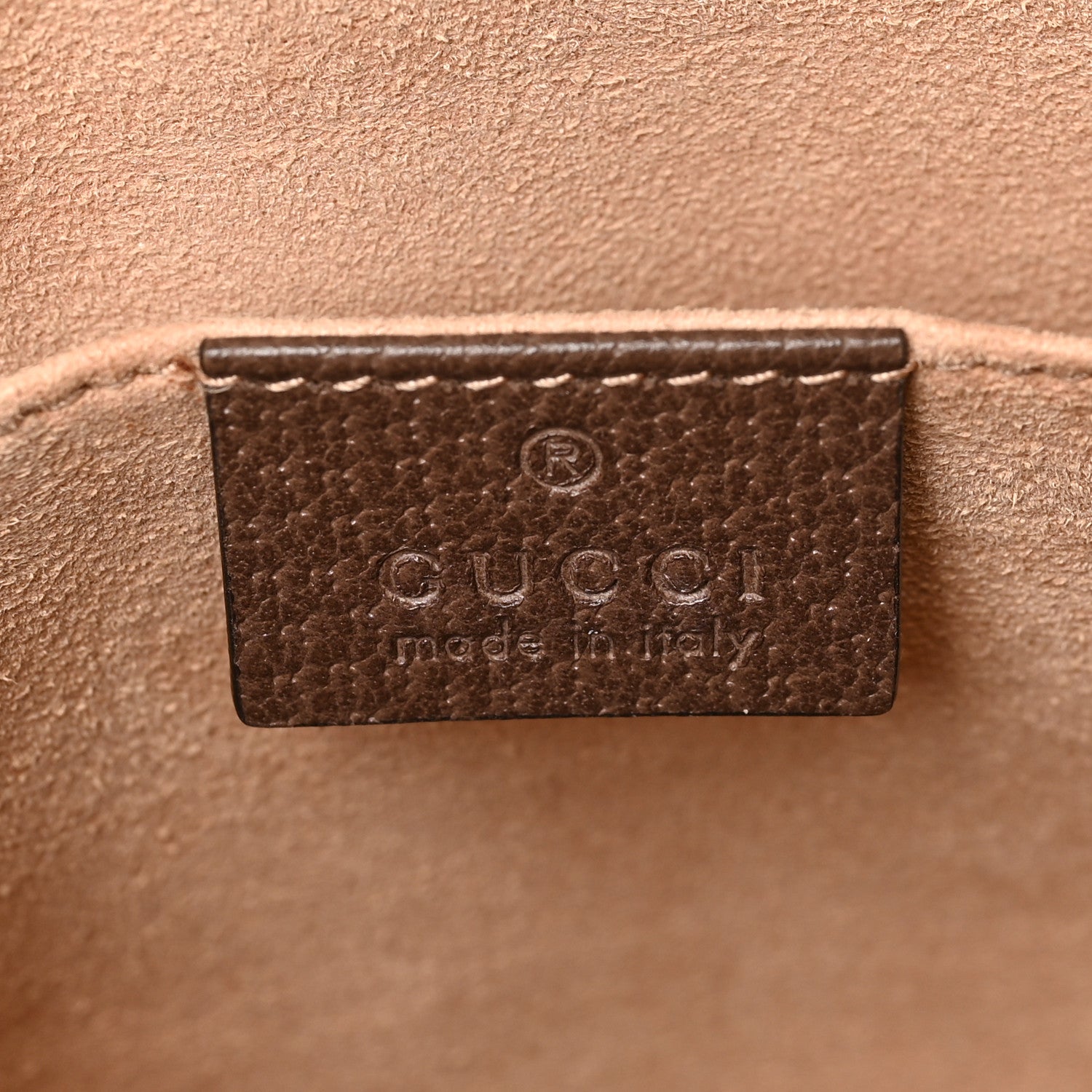 Gucci GG Supreme Monogram Web Ophidia Pouch Brown 6 of 7