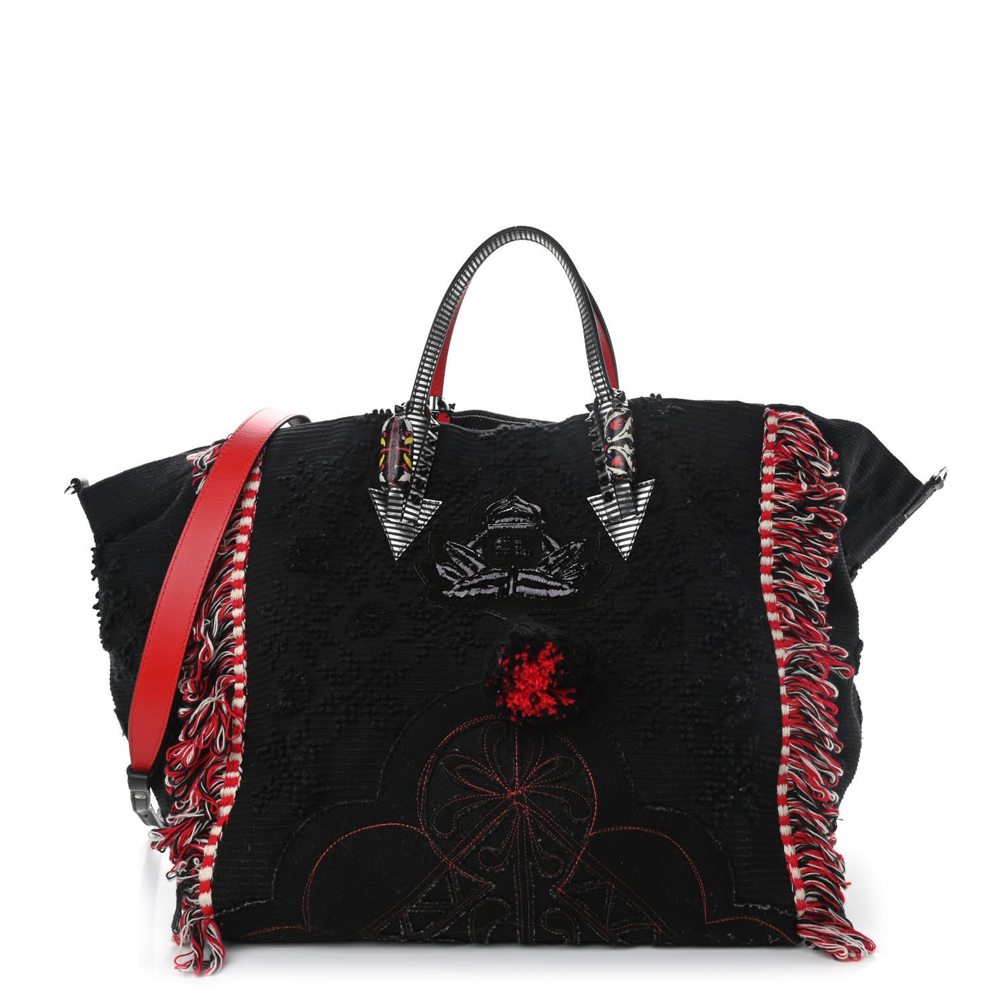 Cotton Embroidered Portugaba Black