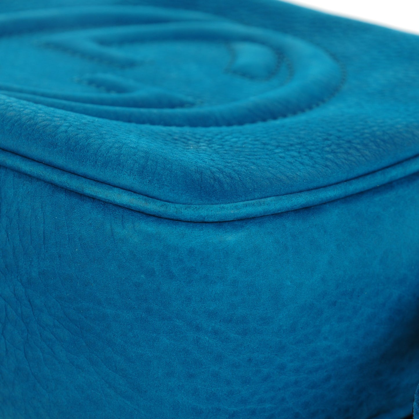 Vitello Range Small Soho Disco Bag Deep Cobalt