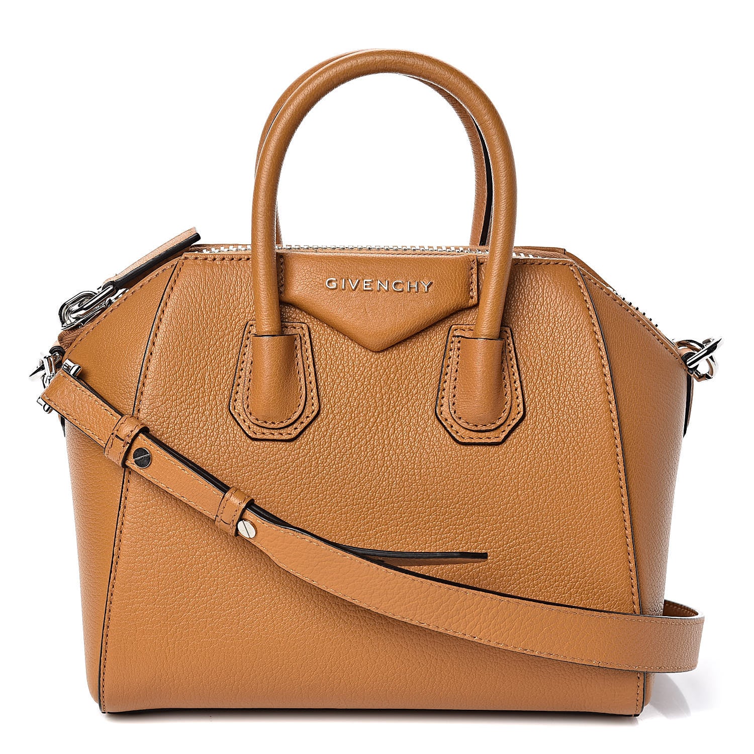 Givenchy Sugar Goatskin Mini Antigona Amber 1 of 10