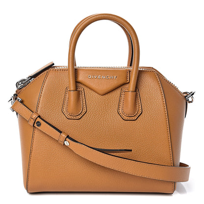 Givenchy Sugar Goatskin Mini Antigona Amber 1 of 10