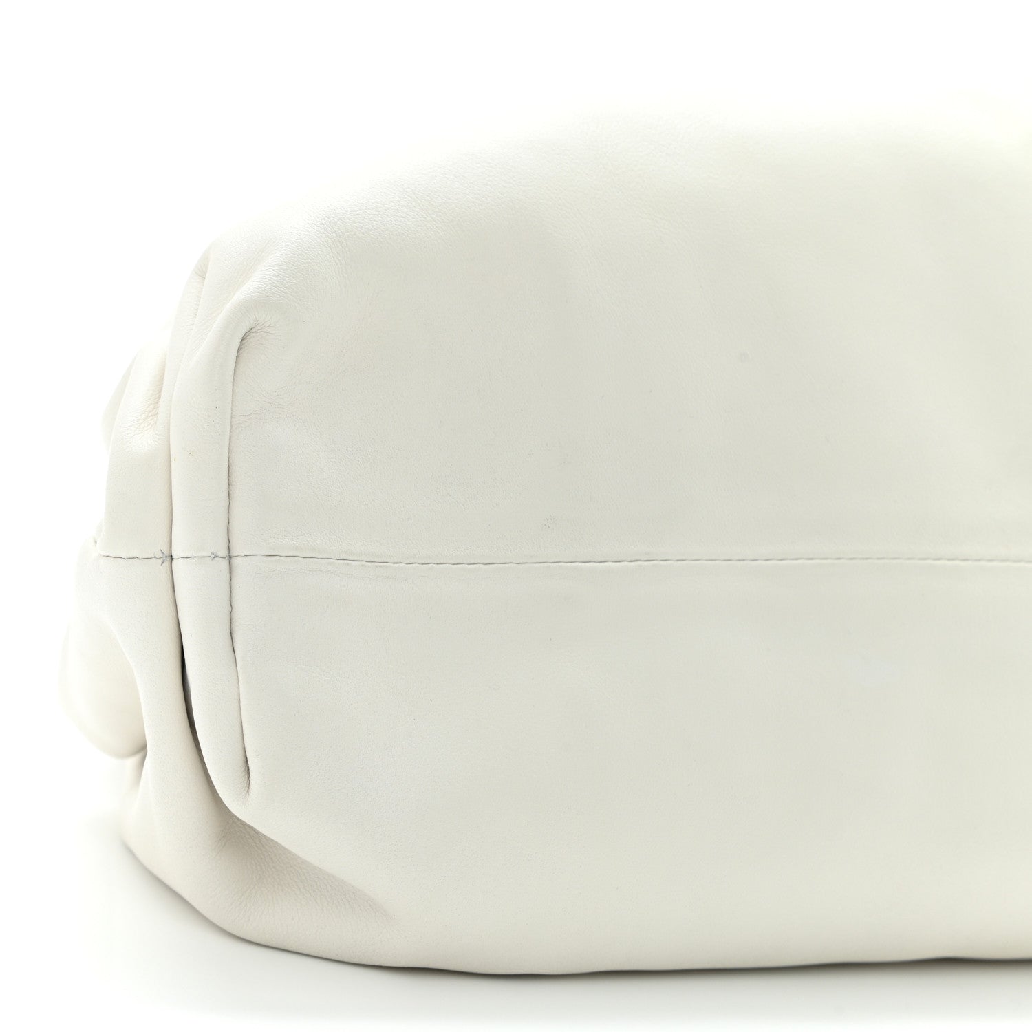 Bottega Veneta Smooth Butter Calf The Pouch Oversized Clutch Mist 8 of 9