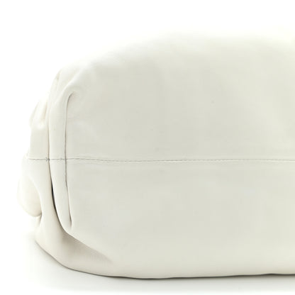 Bottega Veneta Smooth Butter Calf The Pouch Oversized Clutch Mist 8 of 9