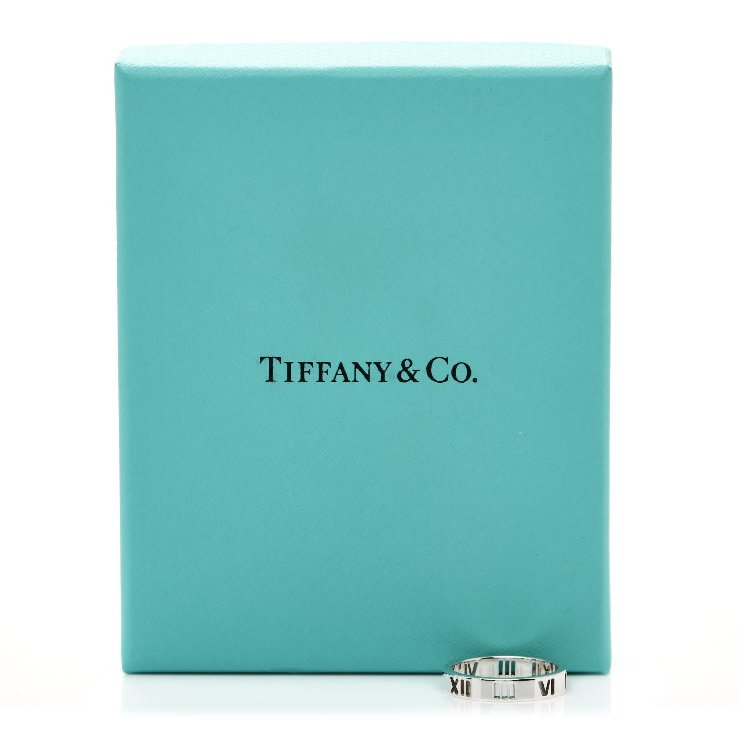 Tiffany Sterling Silver Narrow Atlas Pierced Ring 51 5.75 5 of 5